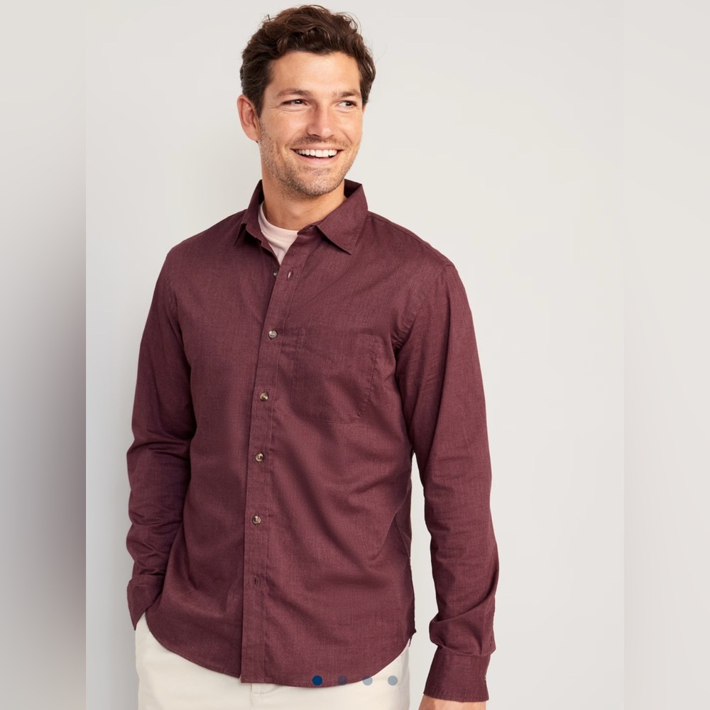 Old Navy Slim Fit shirt in color “Raisin Arizona” mens size XL
